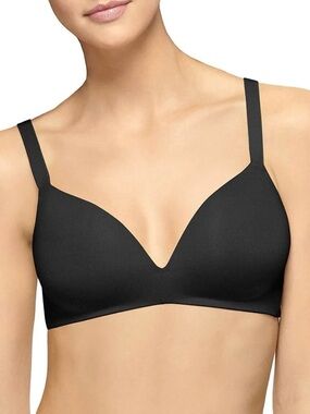 Wacoal Everyday Smooth T-Shirt Wireless Bra - Black - 34DD